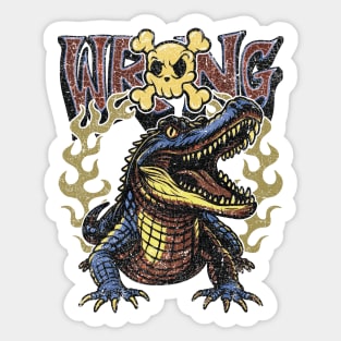 Wrong Gator Sticker